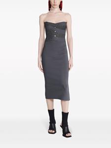 Dion Lee Jurk met reflecterende weving - Grijs