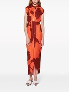 Johanna Ortiz Zijden jurk - Oranje