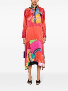 Rianna + Nina Paradeisos abstract-print dress - Roze