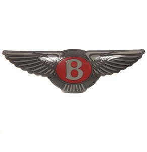 Fiftiesstore Bentley Logo Emaille Bord - 90 x 30 cm