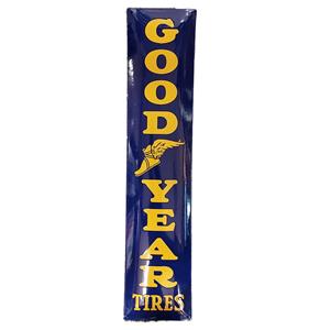 Fiftiesstore Goodyear Tires Logo Emaille Bord - 90 x 20cm