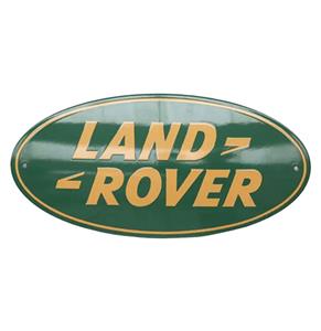 Fiftiesstore Land Rover Logo Emaille Bord - 63 x 29cm