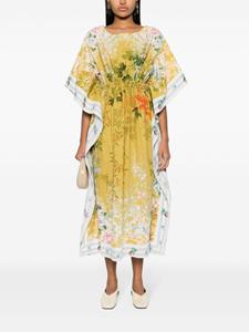 Pierre-Louis Mascia Katoenen jurk met bloemenprint - Groen