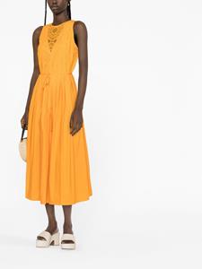 TWINSET Flared jurk - Oranje