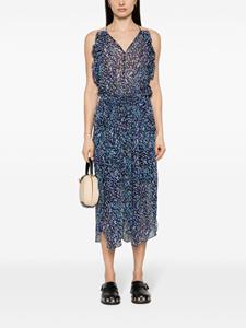 MARANT ÉTOILE Fadelo abstract-print dress - Blauw