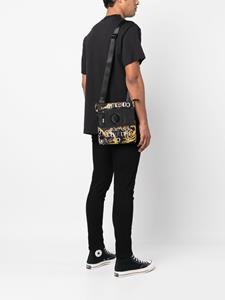 Versace Jeans Couture Schoudertas met barokprint - Zwart