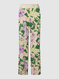 BRAX Loose fit stoffen broek met bloemenprint, model 'STYLE.MAINE'