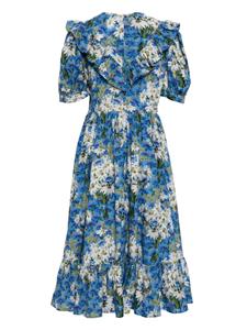 Batsheva x Laura Ashley jurk met bloemenprint - Blauw