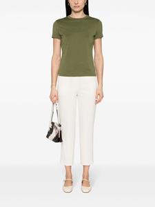 Theory slim-fit cropped crepe trousers - Beige