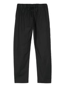 Semicouture tapered cropped trousers - Zwart