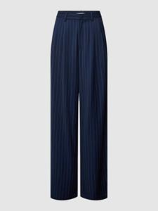 Tom Tailor Denim Wide leg stoffen broek met krijtstreep