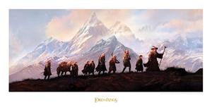 Weta Workshop Lord of the Rings Art Print The Fellowship of the Ring: 20th Anniversary 59 x 30 cm
