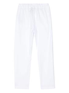 Semicouture Cropped broek met toelopende pijpen - Wit