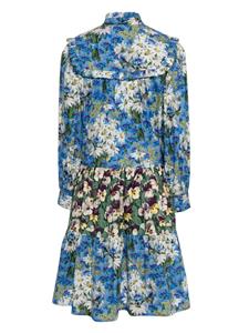 Batsheva x Laura Ashley jurk met bloemenprint - Blauw