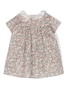 TEDDY & MINOU floral-print cotton dress - Groen