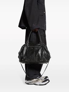 Balenciaga medium Le Cagole leather duffle bag - Zwart