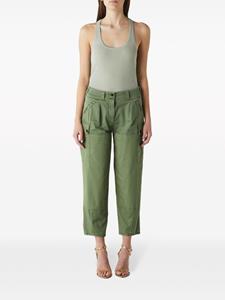 TOM FORD cropped cargo pants - Groen