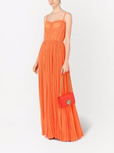 Dolce & Gabbana Chiffon jurk - Oranje