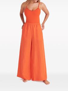 ERES Select linnen broek met wijde pijpen - Oranje