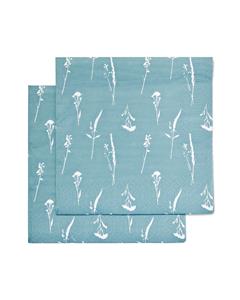 HEMA Servetten 30x30 Papier Bloemen - 20 Stuks