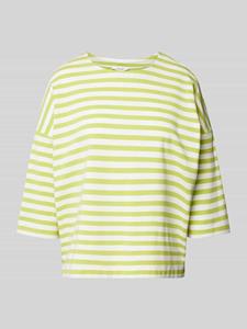 Opus Oversized T-shirt met 3/4-mouwen