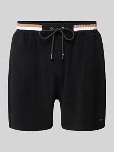 BOSS Bodywear Cotton-Blend Terry Towelling Beach Shorts - S