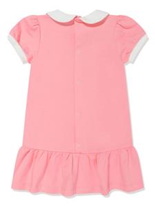 Aigner Kids logo-print dress - Roze