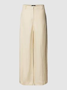 Weekend Max Mara Regular fit linnen broek met wijde pijpen, model 'MALIZIA'