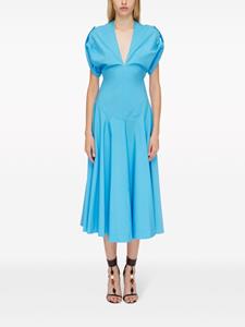 Ferragamo Dress with flared skirt - Blauw
