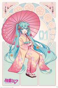 ABYstyle Poster Hatsune Miku Sakura Kimono 61x91,5cm
