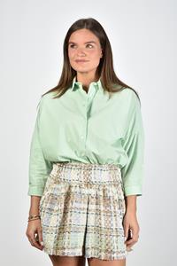 Academia blouse Gioia 3/4-mouwen groen