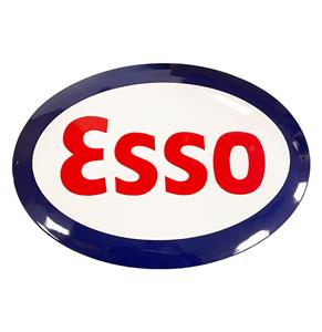 Fiftiesstore Esso Logo Emaille Bord - 55 x 40cm