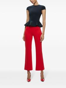 Alice + olivia Rmp cropped bootcut trousers - Rood