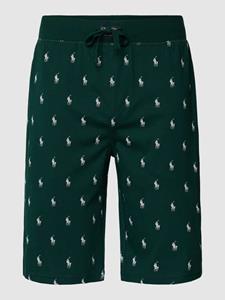 Polo Ralph Lauren Underwear Slim fit sweatshorts met all-over print, model 'LIQUID'