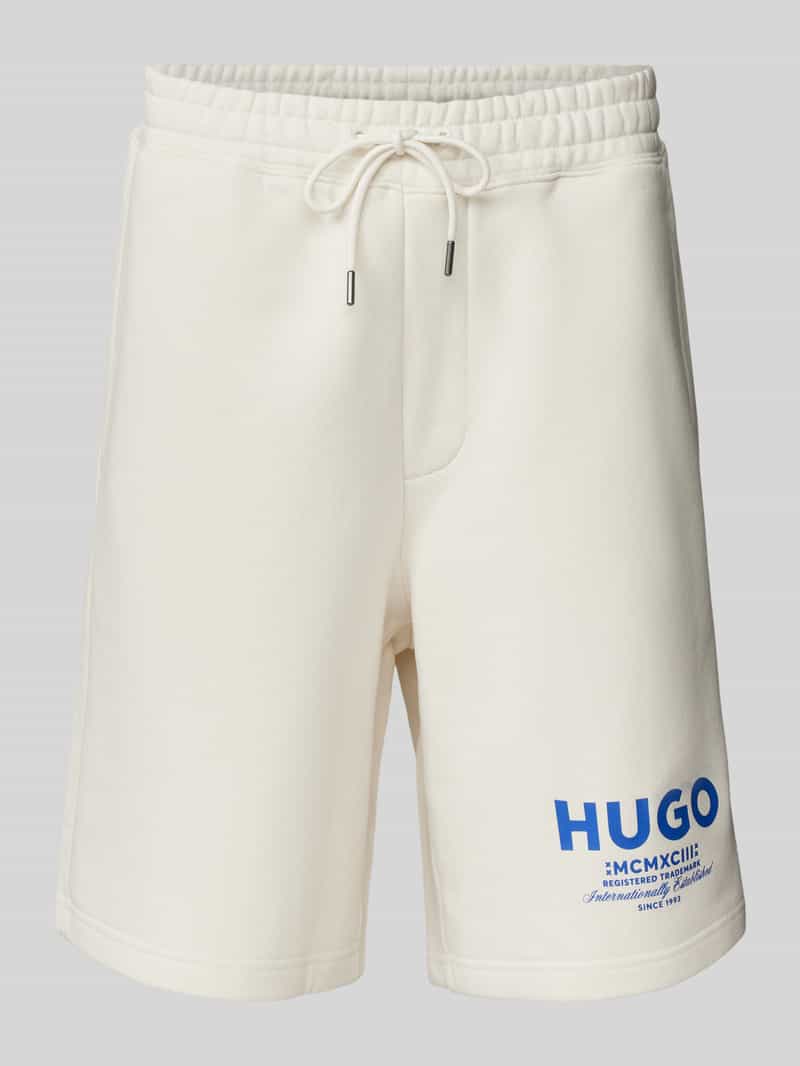 Hugo Blue Shorts met all-over motief