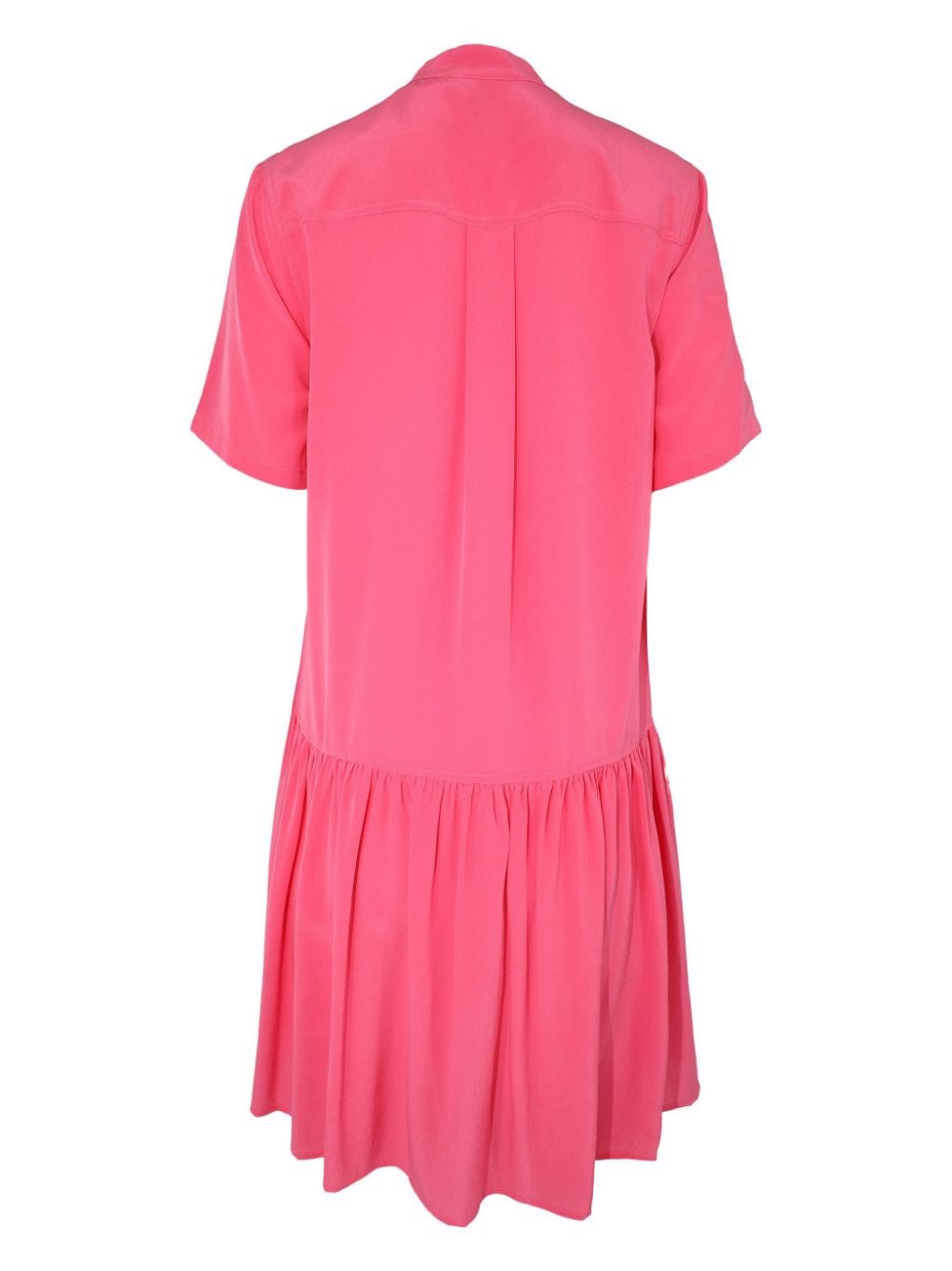 Ulla Johnson Adalyn zijden jurk met ruches - Roze