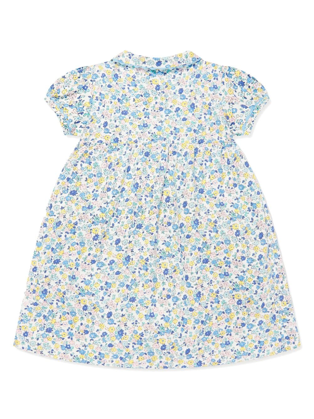Rachel Riley Katoenen jurk met bloemenprint - Wit