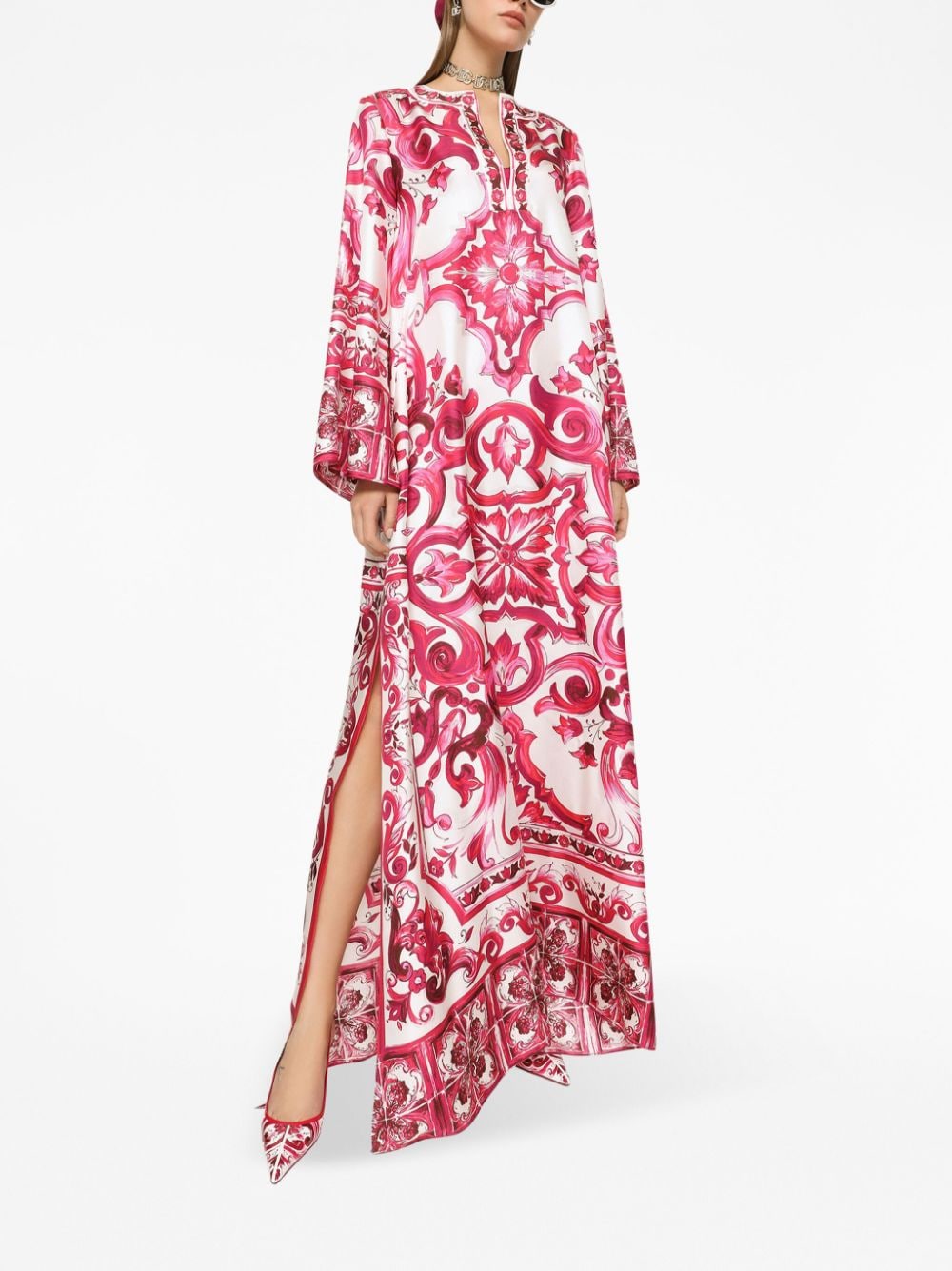 Dolce & Gabbana Zijden jurk - Roze