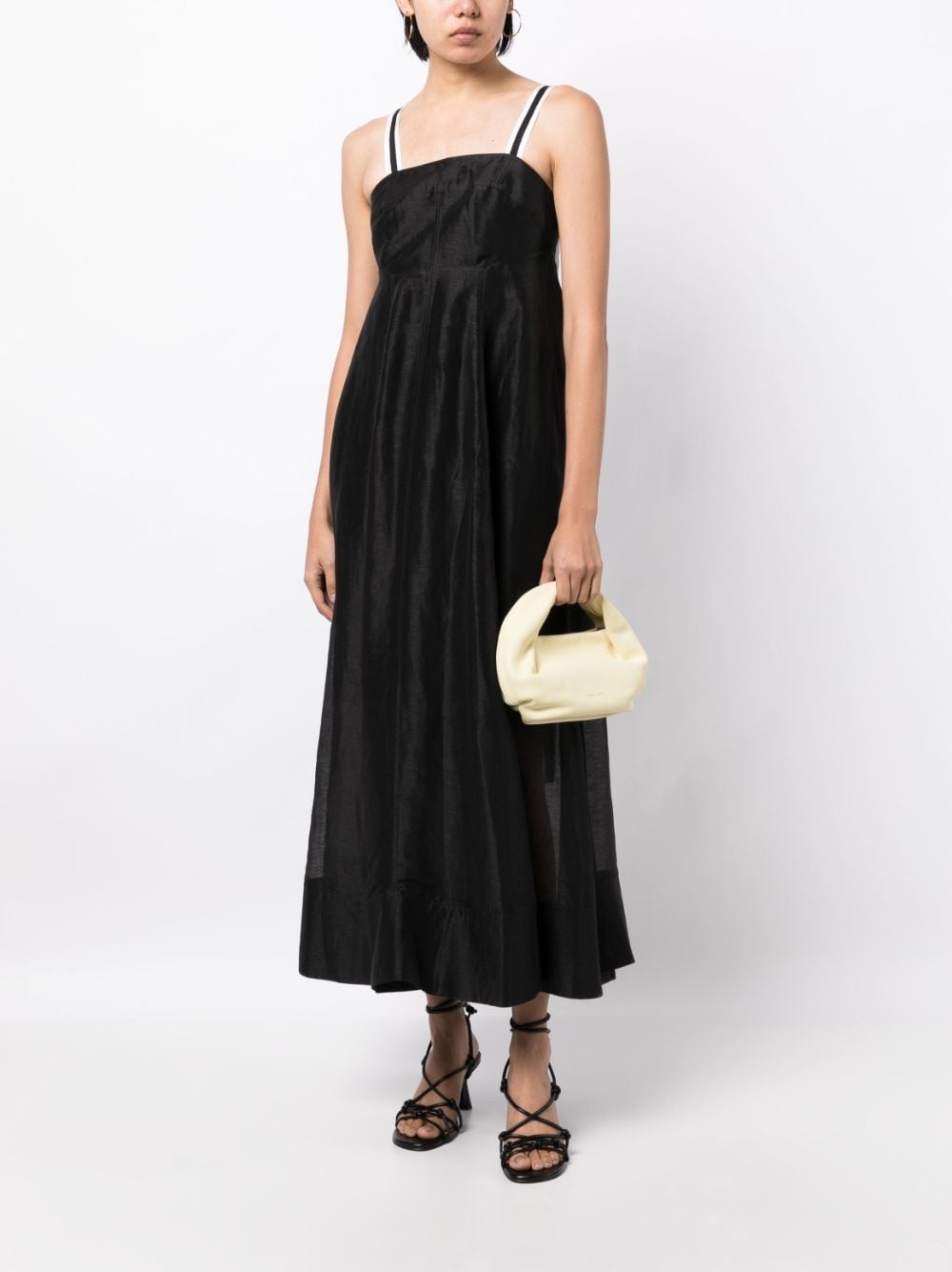 Lee Mathews Mouwloze jurk - Zwart