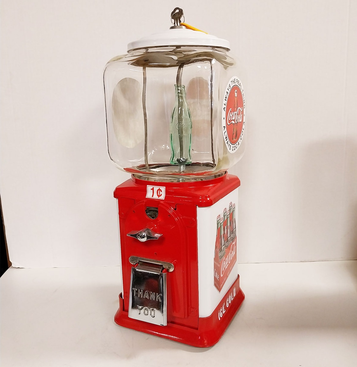 Fiftiesstore Snoep/Kauwgom Automaat met Coca-Cola Thema