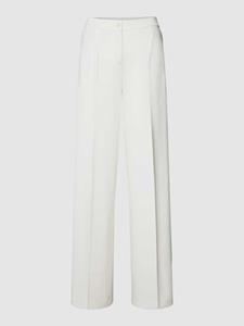 Marc Cain High waist stoffen broek van viscosemix met bandplooi