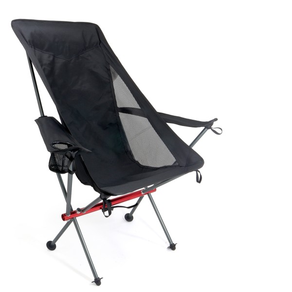 Basic Nature  Travelchair Ultralight Relax - Campingstoel, zwart