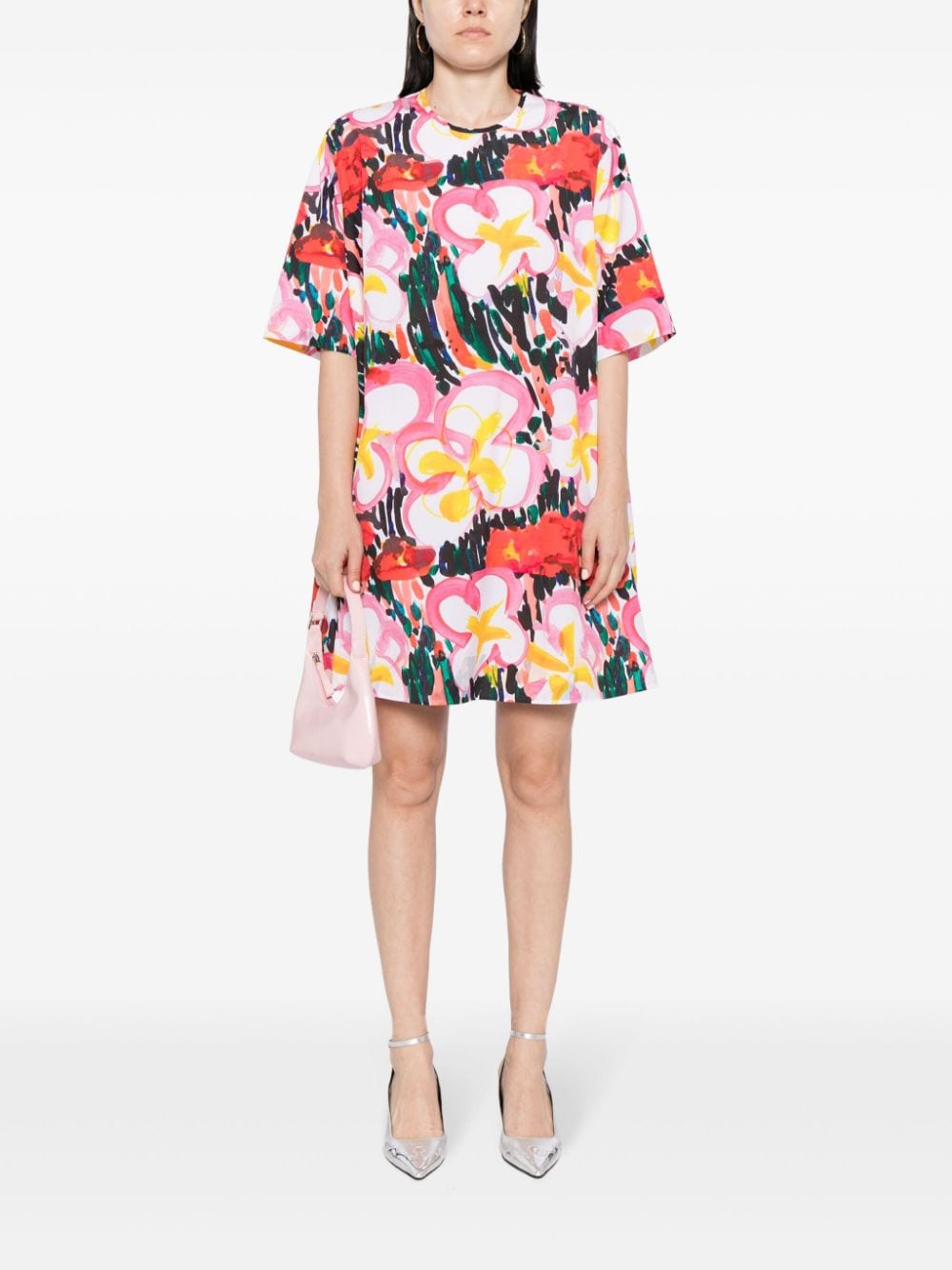 JNBY floral-print cotton dress - Roze