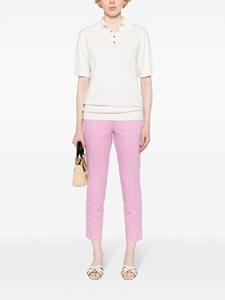 Peserico slim-cut cropped trousers - Roze