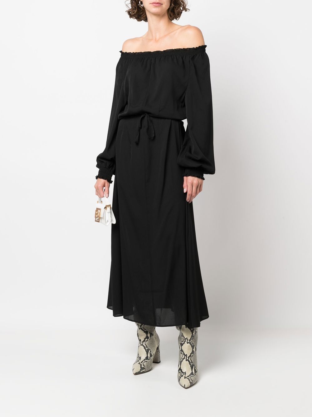 Filippa K Zijden jurk - Zwart
