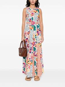 DVF Diane von Furstenberg Jurk met abstracte print - Wit