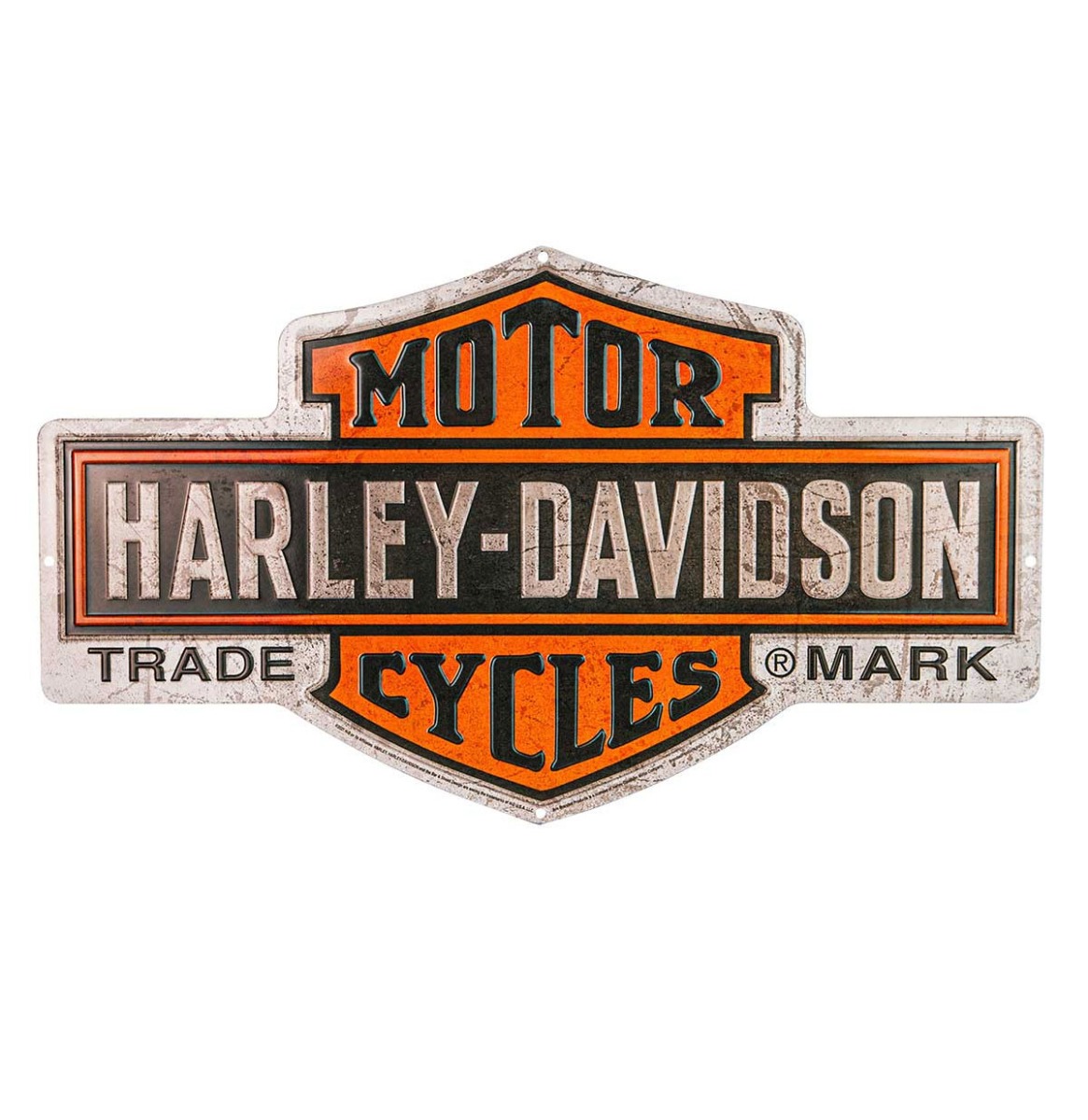Fiftiesstore Harley-Davidson Nostalgic Bar & Shield Logo Metalen Bord
