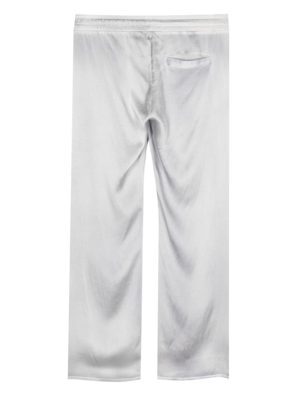 Avant Toi cropped silk trousers - Grijs