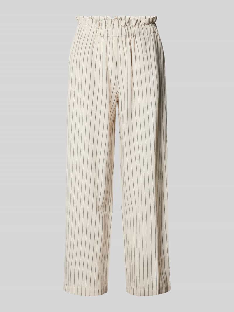Vila High waist stoffen broek met streepmotief, model 'PRISILLA'