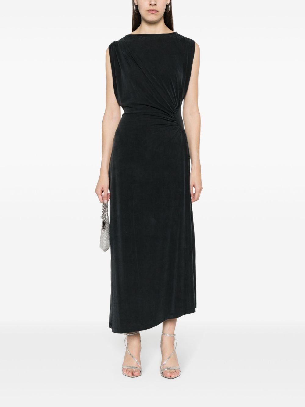 IRO Keallee gathered-detail dress - Zwart